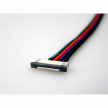 Konektor s 15 cm kabelem pro RGB pásek - pro pájivé spojení s RGB páskem, zakončeno konektorem photo