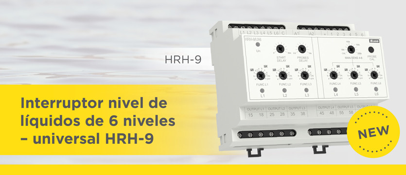 Interruptor nivel de líquidos de 6 niveles – universal HRH-9